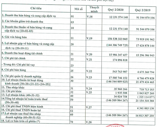 Công viên Đầm Sen báo lỗ ròng hơn 146 tỷ đồng trong quý 2/2020 - Ảnh 1.