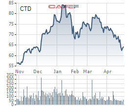 Coteccons (CTD): Lợi nhuận quý 1/2021 giảm mạnh 56% xuống còn 54,4 tỷ đồng - Ảnh 2.