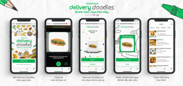  Cú bắt tay của Grab và Google: Con vẽ đồ ăn bằng Doodle, GrabFood “biến” thành món nóng sốt - Ảnh 3.