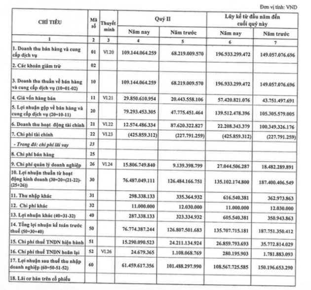 D2D: Hụt nguồn thu tài chính, lợi nhuận giảm 40% so với cùng kỳ năm trước - Ảnh 2.