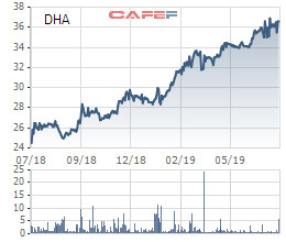 Đá Hóa An (DHA): Giá cổ phiếu tăng mạnh dù kế quả kinh doanh vẫn đều đều - Ảnh 2.