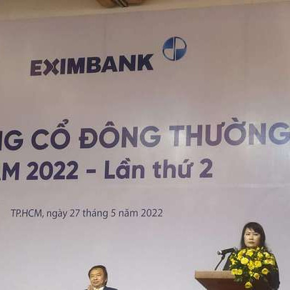 Đại hội cổ đông Eximbank: Lần đầu tiên trả cổ tức sau 8 năm không chia, Chủ tịch khẳng định không còn tình trạng đấu đá nội bộ