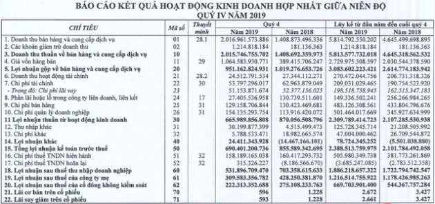 Đất Xanh (DXG) giảm 24% lãi ròng quý 4/2019 xuống còn 532 tỷ đồng - Ảnh 1.