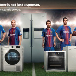 Dấu ấn thương hiệu trên áo đấu CLB Barcelona