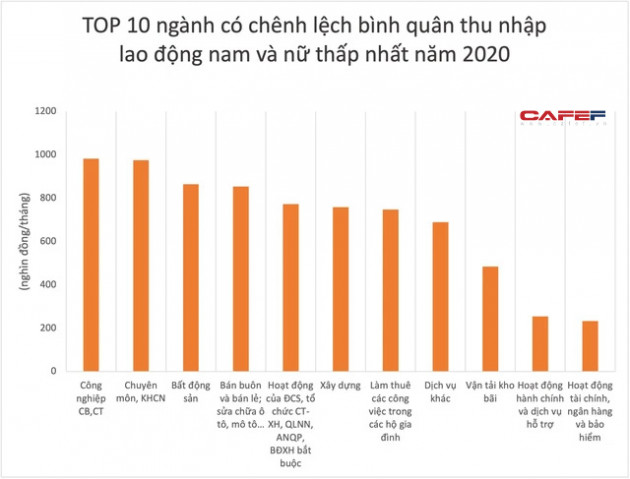 Đâu là 2 lĩnh vực hiếm mà nữ có thu nhập bình quân nhiều hơn nam? - Ảnh 2.