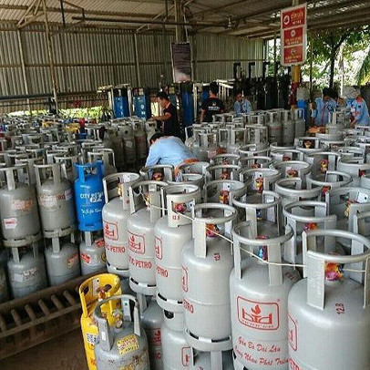 Đầu năm 2019 giá gas tăng 4.000 đồng/bình 12 kg