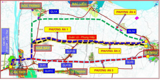 Đẩy nhanh giải phóng mặt bằng cao tốc Cần Thơ - Cà Mau