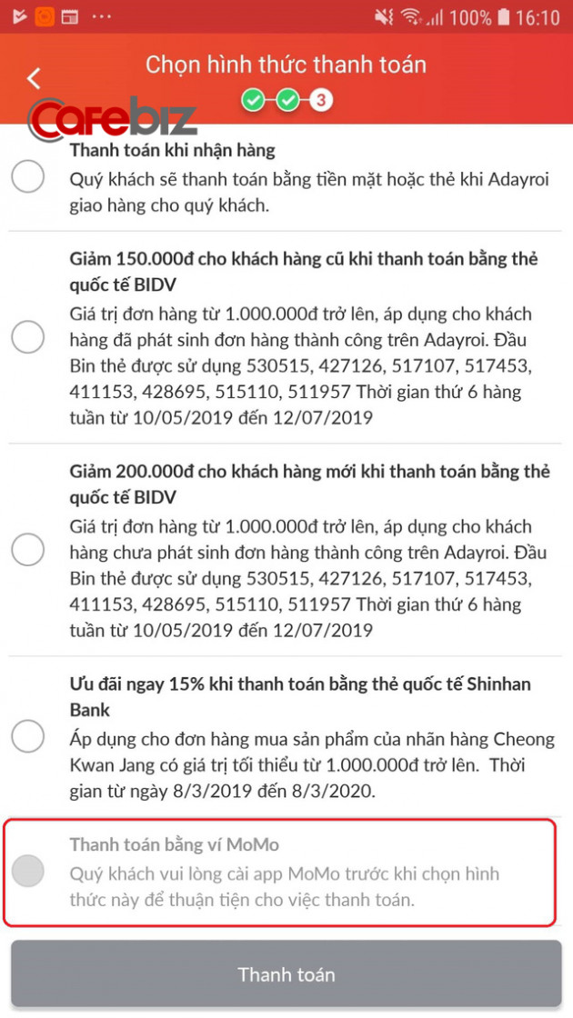 Đề xuất hạn mức giao dịch qua ví điện tử không quá 20 triệu đồng/ngày: Muốn đặt cọc xe Vinfast, mua tour đi Hàn, sắm Smart TV sẽ không thể thanh toán qua Momo, Moca, VNPay? - Ảnh 2.