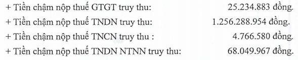 Dệt – May Nha Trang (NTT) bị phạt và truy thu gần 3,6 tỷ đồng tiền thuế - Ảnh 2.