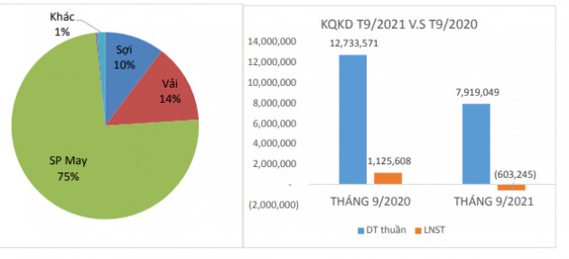 Dệt may Thành Công (TCM) báo lỗ tháng thứ 2 liên tiếp, 9 tháng hoàn thành chưa tới 40% mục tiêu lợi nhuận cả năm 2021 - Ảnh 1.