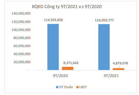 Dệt may Thành Công (TCM) báo lỗ tháng thứ 2 liên tiếp, 9 tháng hoàn thành chưa tới 40% mục tiêu lợi nhuận cả năm 2021 - Ảnh 2.