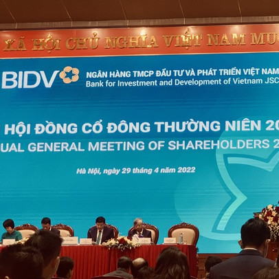 ĐHCĐ BIDV: Mục tiêu lợi nhuận đạt 20.600 tỷ, tăng mạnh vốn điều lệ lên hơn 61.200 tỷ đồng