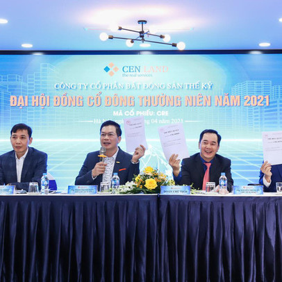 ĐHCĐ Cen Land (CRE) bất ngờ tăng kế hoạch kinh doanh năm 2021, mục tiêu trở thành nhà phân phối BĐS lớn nhất của Vinhomes với doanh thu 1 tỷ USD