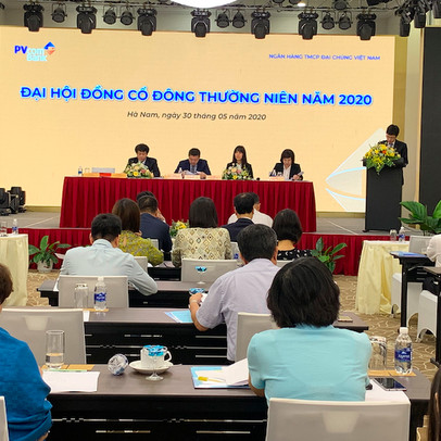 ĐHCĐ PVcomBank: Năm 2019 kinh doanh vượt kế hoạch, thận trọng với chỉ tiêu 2020 do tác động của Covid-19