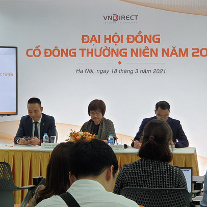 ĐHCĐ VNDIRECT: Kế hoạch lãi ròng 880 tỷ đồng trong năm 2021 hoàn toàn khả thi, quý 1 ước lãi tương đương 40% kế hoạch năm