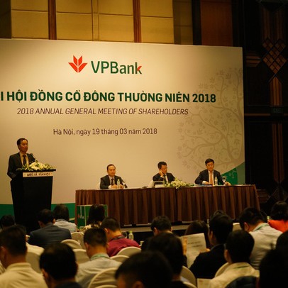 ĐHCĐ VPBank: Quyết nâng vốn lên 27.800 tỷ đồng, chia cổ tức và cổ phiếu thưởng tỷ lệ tới 67%
