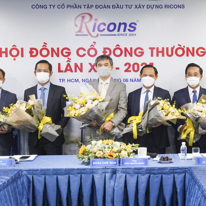 ĐHĐCĐ Ricons: Cựu CEO Coteccons – Nguyễn Sỹ Công – làm Chủ tịch HĐQT nhiệm kỳ 2021-2026, kế hoạch lãi ròng giảm gần nửa xuống còn 150 tỷ đồng