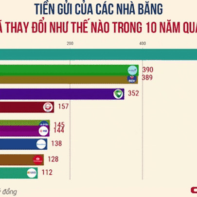 Điểm tên những ngân hàng hút tiền gửi nhất 10 năm qua, bất ngờ về top 1 trong nhóm tư nhân