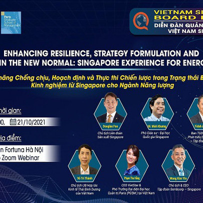Diễn đàn quản trị cấp cao Việt Nam – Singapore: Chiến lược bình thường mới