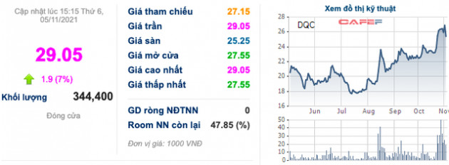 Điện Quang (DQC): Thị giá tăng 67% sau 4 tháng, anh trai Chủ tịch đăng ký bán phần lớn cổ phần nắm giữ - Ảnh 1.