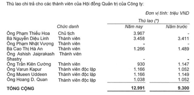 Điều hành Doanh nghiệp tư nhân lãi lớn nhất nước, CEO VinHomes nhận lương bao nhiêu? - Ảnh 2.