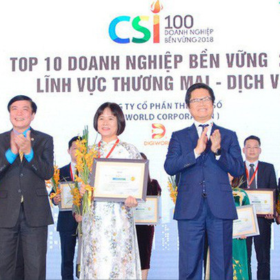 Digiworld đứng top 10 doanh nghiệp phát triển bền vững Việt Nam