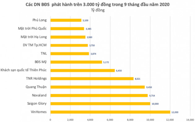 Doanh nghiệp bất động sản chạy đua trái phiếu trước quy định mới: Saigon Glory, Novaland, Quang Thuận… dẫn đầu với tổng phát hành lên đến 10.000 tỷ đồng - Ảnh 2.