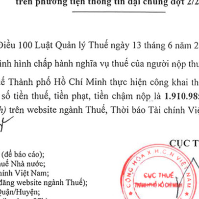 Doanh nghiệp bất động sản ở TP HCM nợ thuế cả ngàn tỉ đồng