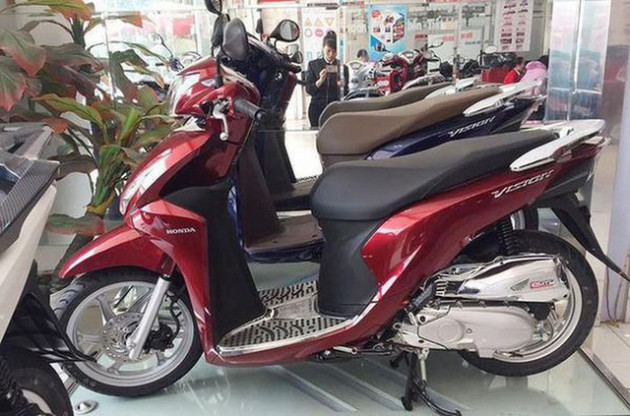 Doanh số xe máy Honda giảm mạnh trong năm 2020