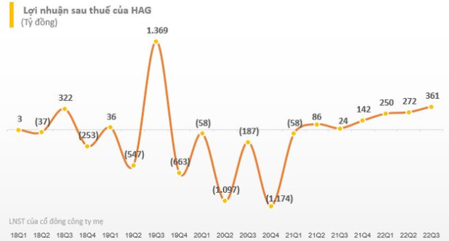 Doanh thu bán thịt heo tăng 200%, Hoàng Anh Gia Lai (HAG) báo lãi quý 3/2022 gấp 17 lần so với cùng kỳ - Ảnh 1.