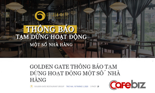 Doanh thu giảm chục tỷ đồng, đóng 30 nhà hàng, đến đại gia Golden Gate cũng đau đầu vì cơn địa chấn Covid-19, tương lai ngành F&B Việt Nam sẽ ra sao? - Ảnh 1.