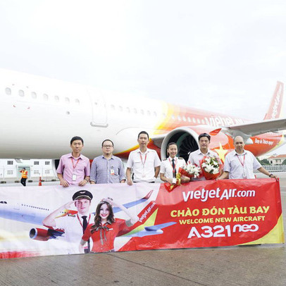 Đội bay của Vietjet vừa được bổ sung 3 tàu mới xuất xưởng