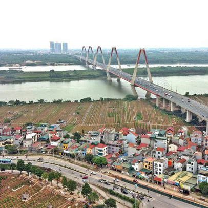 Đồn thổi duyệt quy hoạch, giá đất ven sông Hồng 'dậy sóng'
