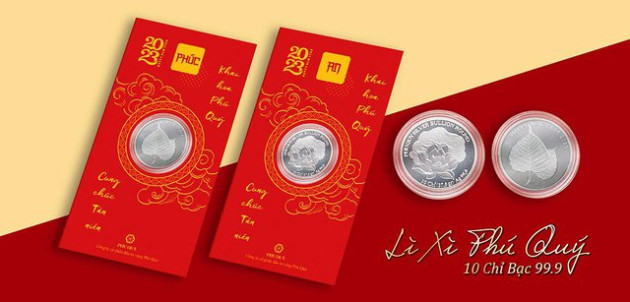 Đồng bạc mỹ nghệ Liên hoa bồ đề - xu hướng lì xì tài lộc 2023 - Ảnh 4.