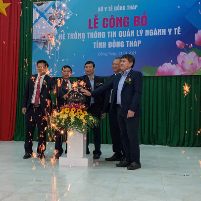 Đồng Tháp ra mắt hệ thống thông tin quản lý Ngành Y tế