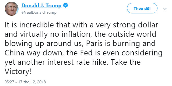 Dòng tweet của Tổng thống Trump khiến người Pháp giận sôi người - Ảnh 1.