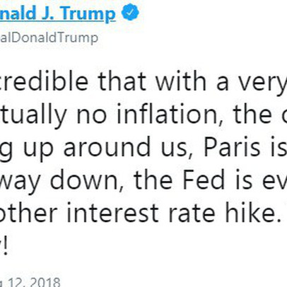 Dòng tweet của Tổng thống Trump khiến người Pháp 'giận sôi người'