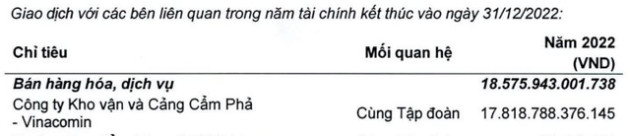 Đột biến, chỉ nhờ một khách hàng, công ty bán than trụ sở Hà Nội có doanh thu hơn 1 tỷ USD, EPS gần 13.000 đồng/cp - Ảnh 1.