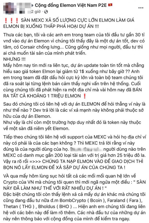  Drama cuối năm: Sàn giao dịch crypto bị nhà đầu tư Gamefi Việt tố thao túng giá trị đồng coin, thu lợi bất chính hàng chục tỷ - Ảnh 3.