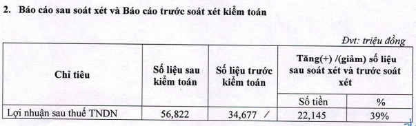 Du lịch Thành Thành Công (VNG) báo lãi ròng tăng 73% sau soát xét - Ảnh 1.