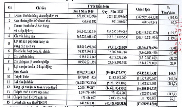 Đức Long Gia Lai (DLG) lỗ 47 tỷ đồng trong quý 1 - Ảnh 1.