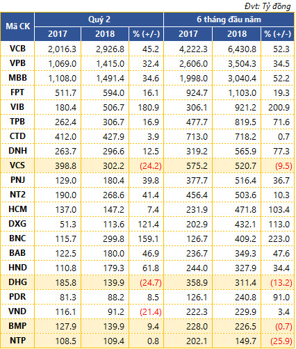 Đừng bỏ lỡ: Hàng chục doanh nghiệp lớn đã công bố kết qủa kinh doanh quý 2, nhóm ngân hàng gây ấn tượng mạnh - Ảnh 2.