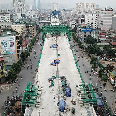 Đường vành đai 2 trên cao định hình thẳng tắp trên 'đường cong mềm mại' Hà Nội