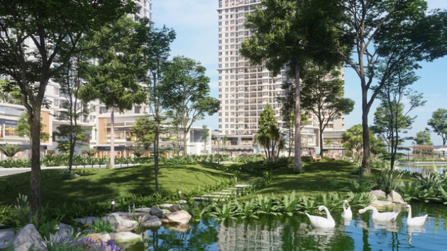 Ecopark chi nghìn tỷ làm công viên cho 2 tòa tháp “thiên nhiên” nhất khu đô thị - Ảnh 8.