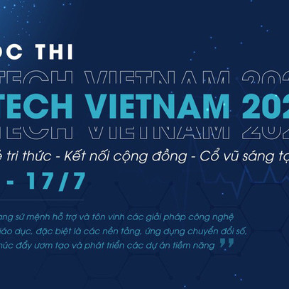 EDTECH VIETNAM 2021 - Cuộc thi tìm kiếm ngôi sao khởi nghiệp trong lĩnh vực giáo dục nhận đơn đăng ký từ 5/6