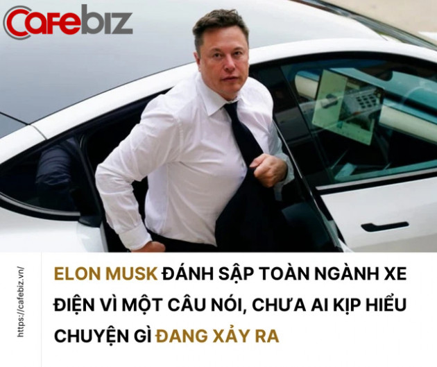  Elon Musk đánh sập toàn ngành xe điện vì 1 bình luận, nhà đầu tư hoảng loạn bán tháo cổ phiếu, chưa ai kịp hiểu chuyện gì đang xảy ra - Ảnh 1.