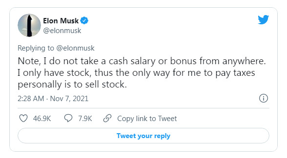 Elon Musk tạo khảo sát trên Twitter: Tôi có nên bán 10% số cổ phiếu Tesla để nộp thuế? - Ảnh 2.