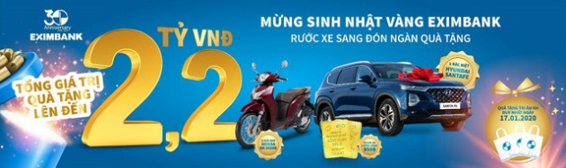 Eximbank mừng sinh nhật vàng tri ân khách hàng nhân dịp 30 năm thành lập - Ảnh 1.