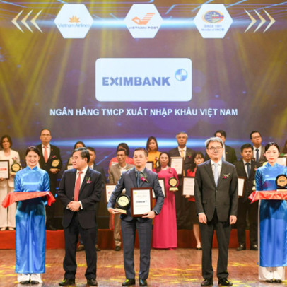 Eximbank nhận giải thưởng nhãn hiệu nổi tiếng Việt Nam