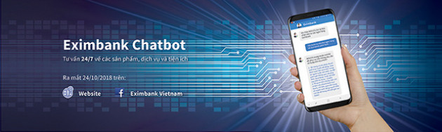 Eximbank ra mắt ứng dụng ChatBot để chăm sóc khách hàng 24/7 - Ảnh 1.